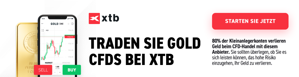 Gold CFD bei XTB