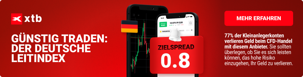 BESTE Spreads fuer DAX, Nasdaq und Indizes