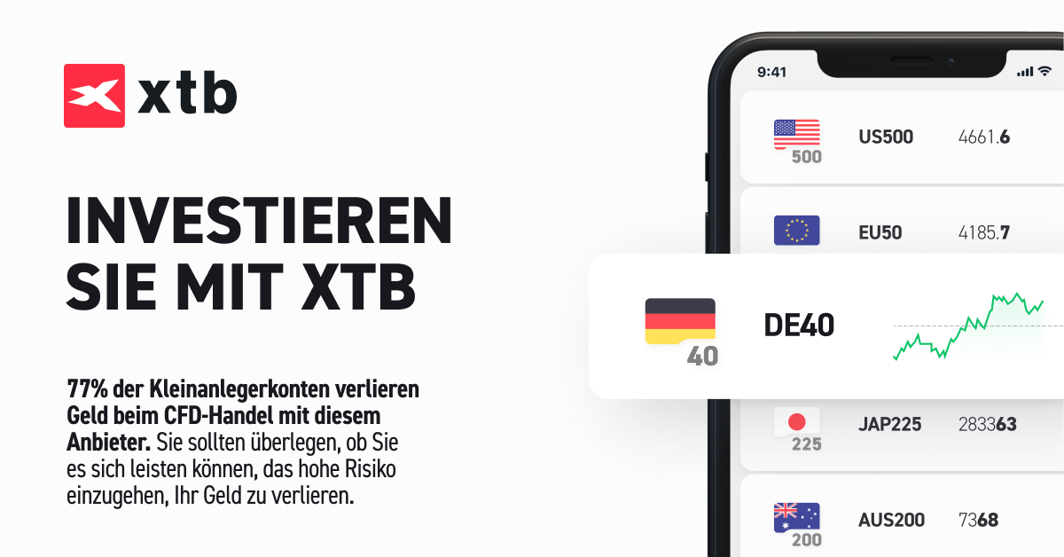 DAX Handel bei Deutschlands bestem CFD Broker 2024