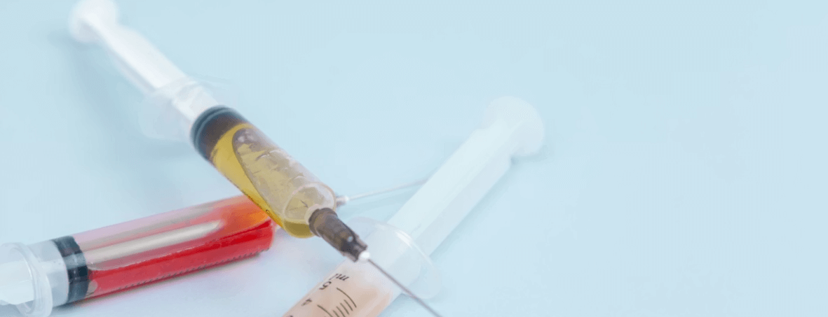 Imagen de jeringuillas en un artÃ­culo sobre las acciones de Novo Nordisk