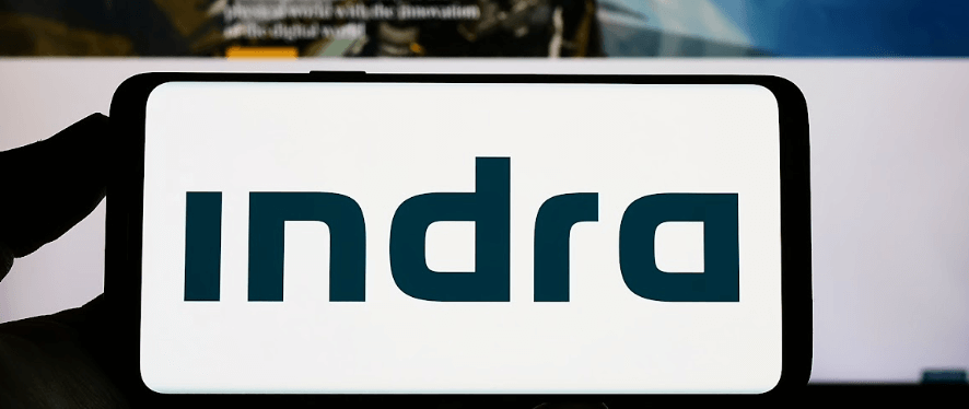 Imagen de un mÃ³vil en el que se lee Indra