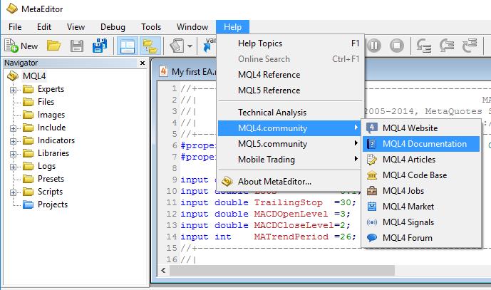 metatrader mql4 community