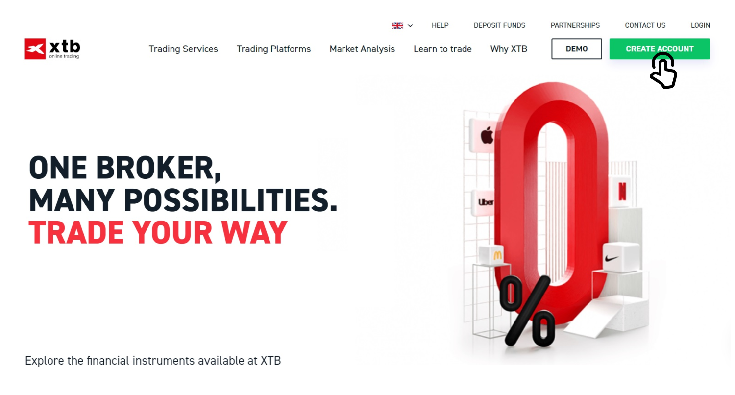 giao dá»ch cfd vá»i xtb bÆ°á»c 1