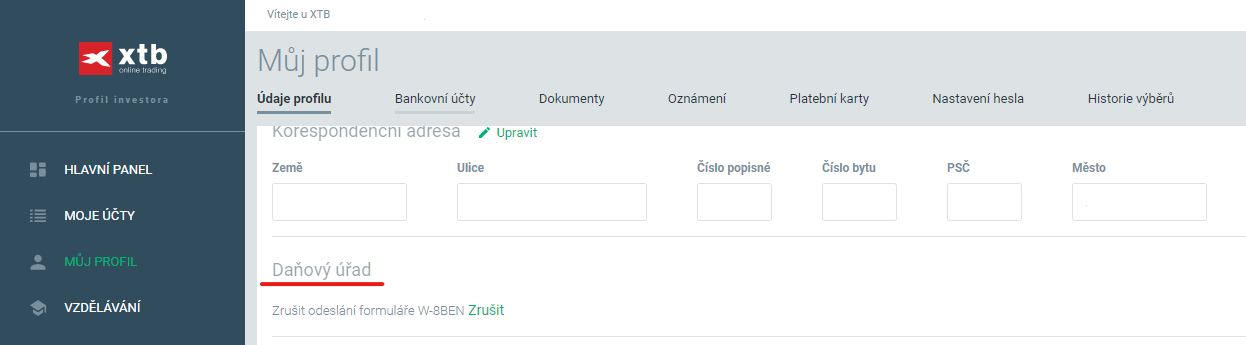 w8-ben formulÃ¡Å xtb