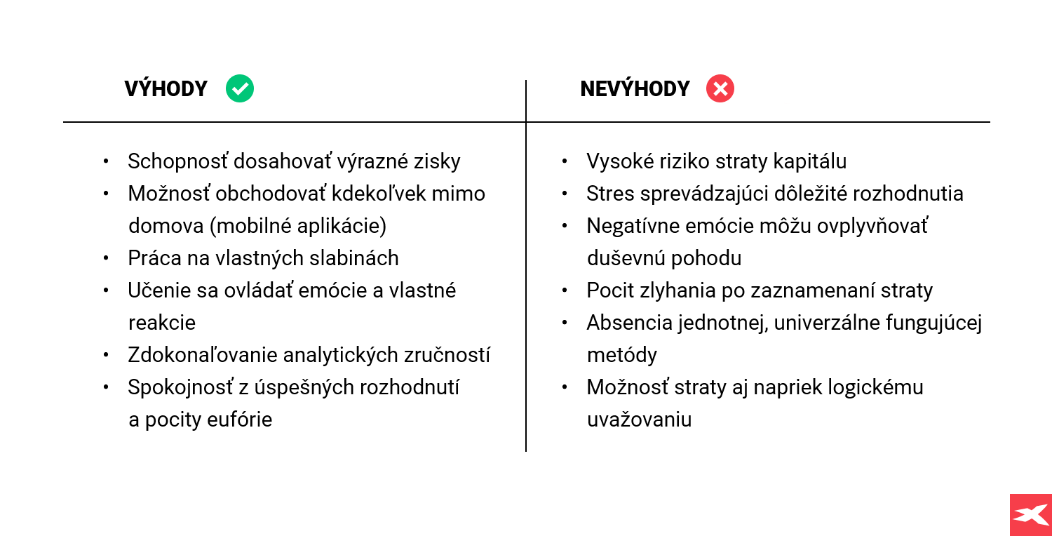 vÃ½hody a nevÃ½hody tradingu