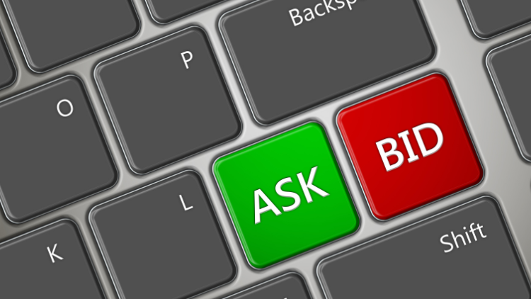 Prezzo Bid e Ask trading