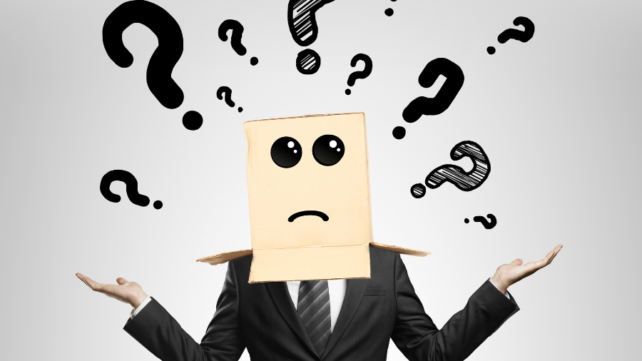 punto di domanda, dubbio, perplesso