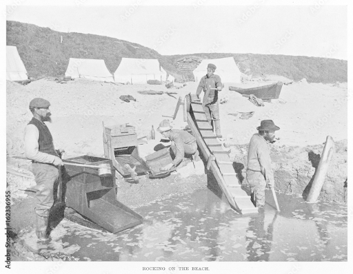 Khai thÃ¡c má» vÃ ng nÄm 1900