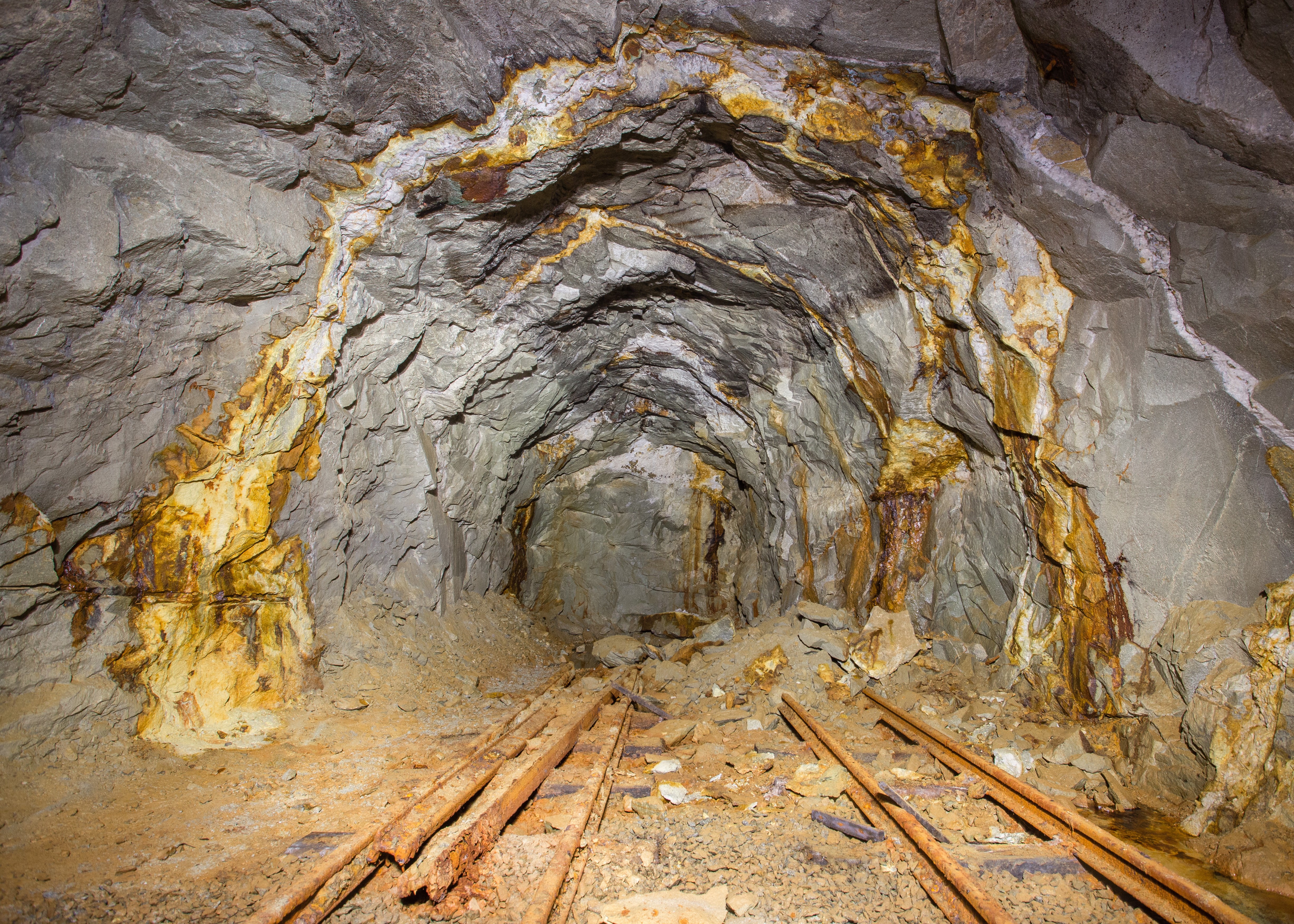 Antiga mina de ouro subterrÃ¢nea