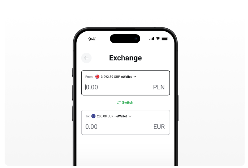 Une vue de lâÃ©cran de lâeWallet XTB sur un tÃ©lÃ©phone portable