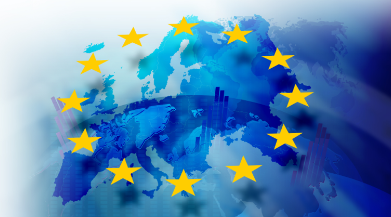 Drapeau et zone de l'UE