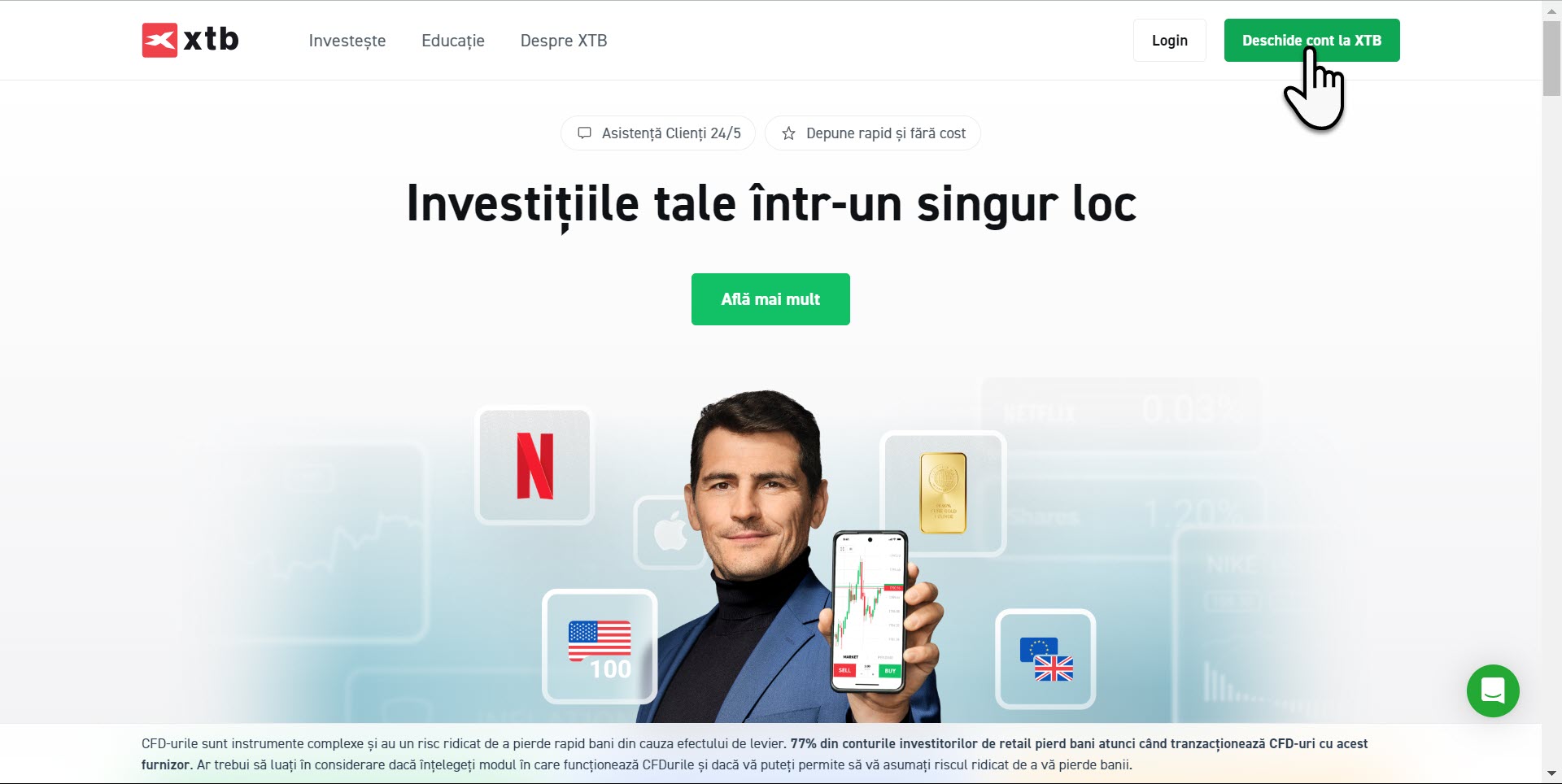 Cum sÄ Ã®ncepi tranzacÈionarea cu CFD-uri - Ã®n 11 paÈi. Pasul 1