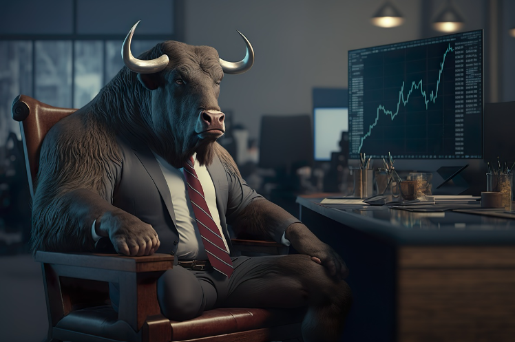 Bull taureau du marchÃ©