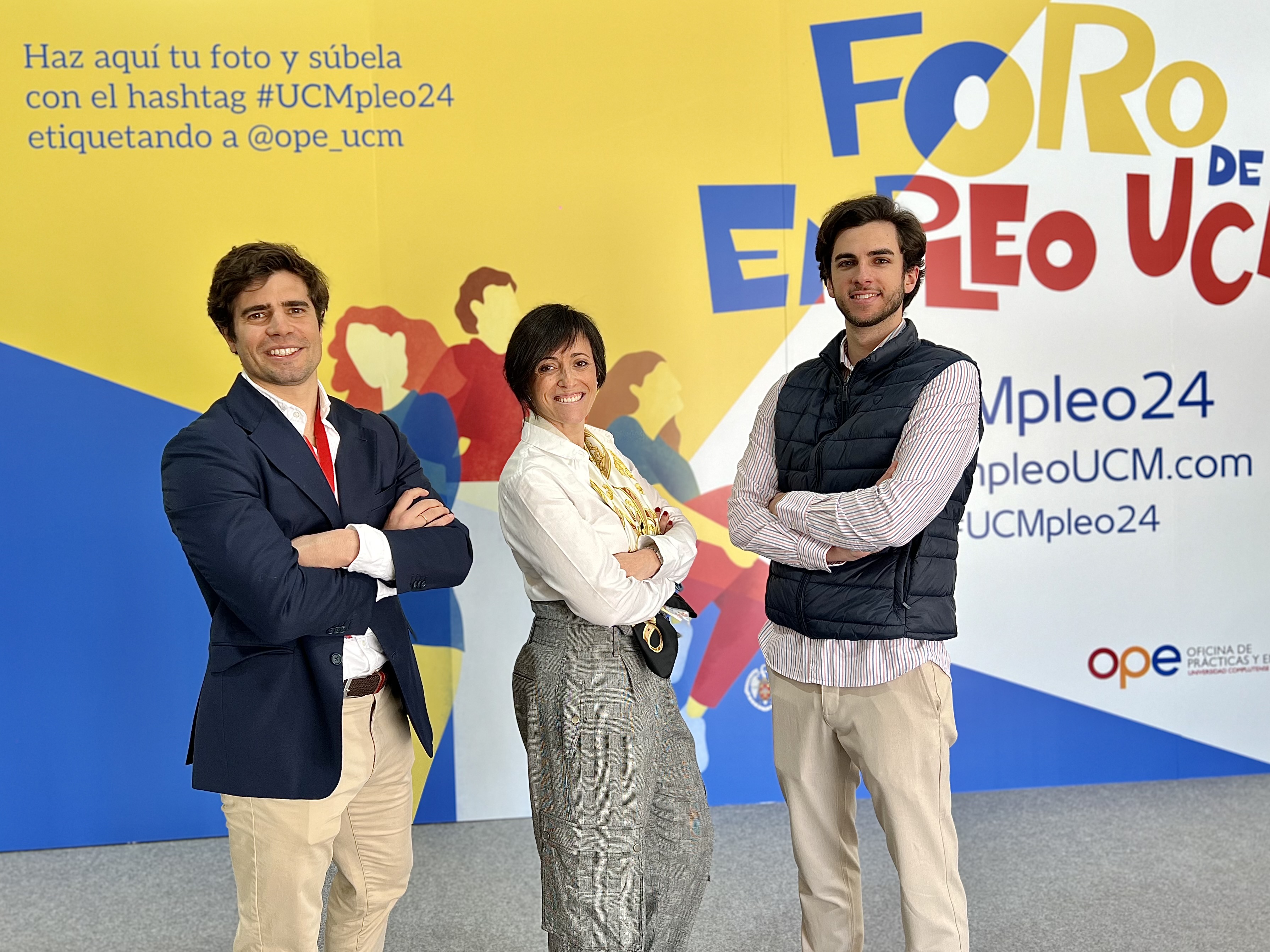 Equipo de XTB en Feria de Empleo de Universidad Complutense 2024