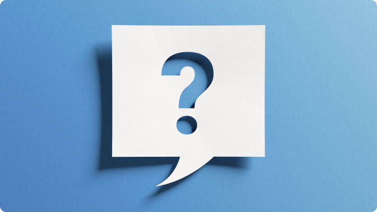 Un cub cu inscripÈia FAQ