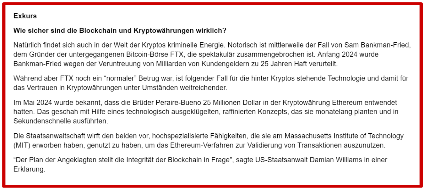 Bitcoin investieren: Bitcoin Sicherheit
