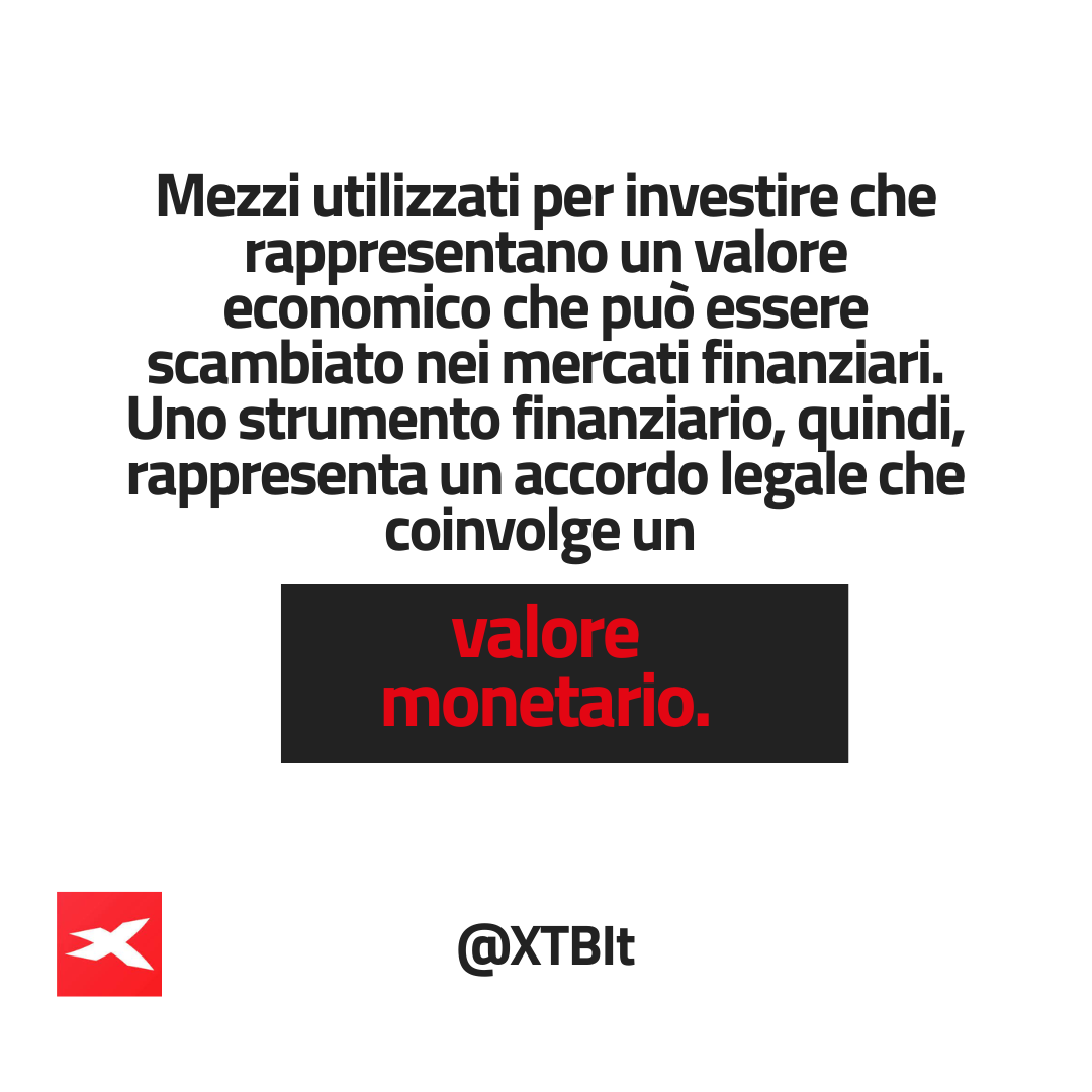 definizione strumenti finanziari 