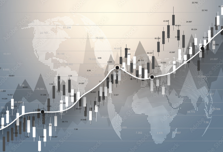 MarchÃ© des actions et bourse. La bourse et le marchÃ© de l'investissement. DonnÃ©es boursiÃ¨res
