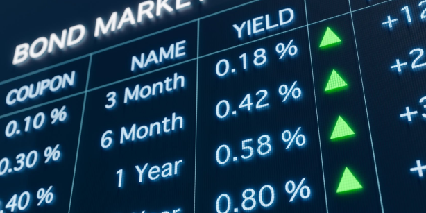 GrÃ¡fico con movimientos del mercado en un artÃ­culo sobre quÃ© son los bonos y quÃ© tipos existen