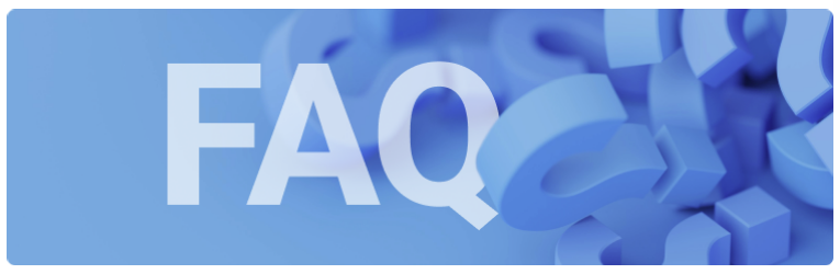 ReprÃ©sentation visuelle du terme Â« faq Â» rÃ©pÃ©tÃ© de maniÃ¨re continue, symbolisant une collection de questions frÃ©quemment posÃ©es.