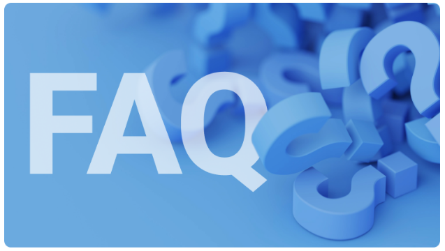 Une image rÃ©pÃ©titive affichant le mot Â« FAQ Â» dans un motif rÃ©pÃ©tÃ©, mettant l'accent sur les questions frÃ©quemment posÃ©es.