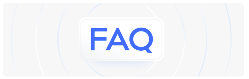 Une représentation visuelle du terme « FAQ », symbolisant une série de questions fréquemment posées