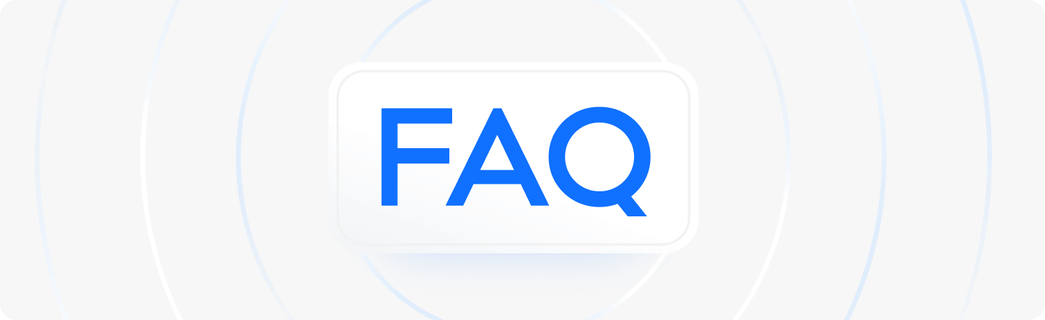 A repetitive image displaying the word 'FAQ' in a repeated pattern, emphasizing frequently asked questions